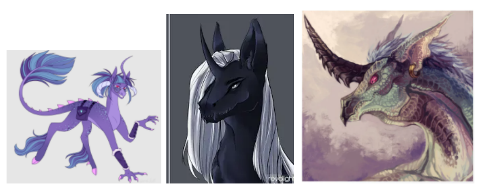 Unicorn Dragon hybrid pics